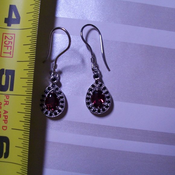 Garnet Earrings - Picture 4 of 6